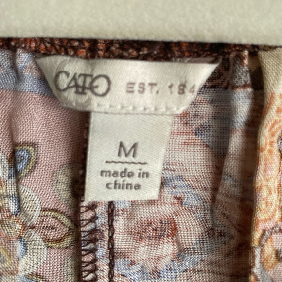 Cato Multicolor Bohemian Blouse - Picture 4 of 7